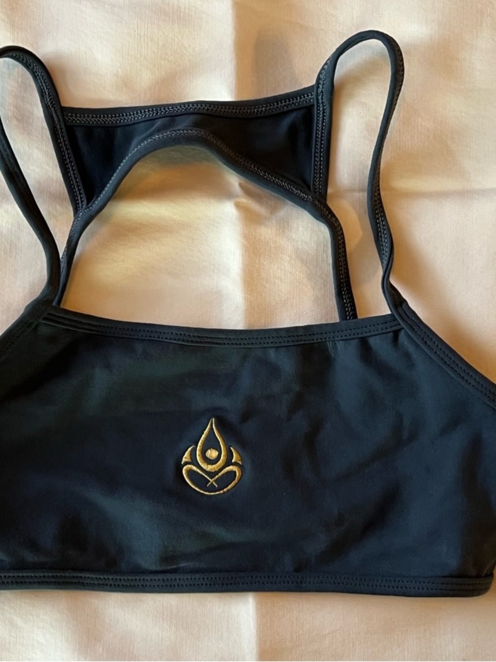 Shakti Women's Sports Bralette Hot Yoga Dark Green/Gray S NWT